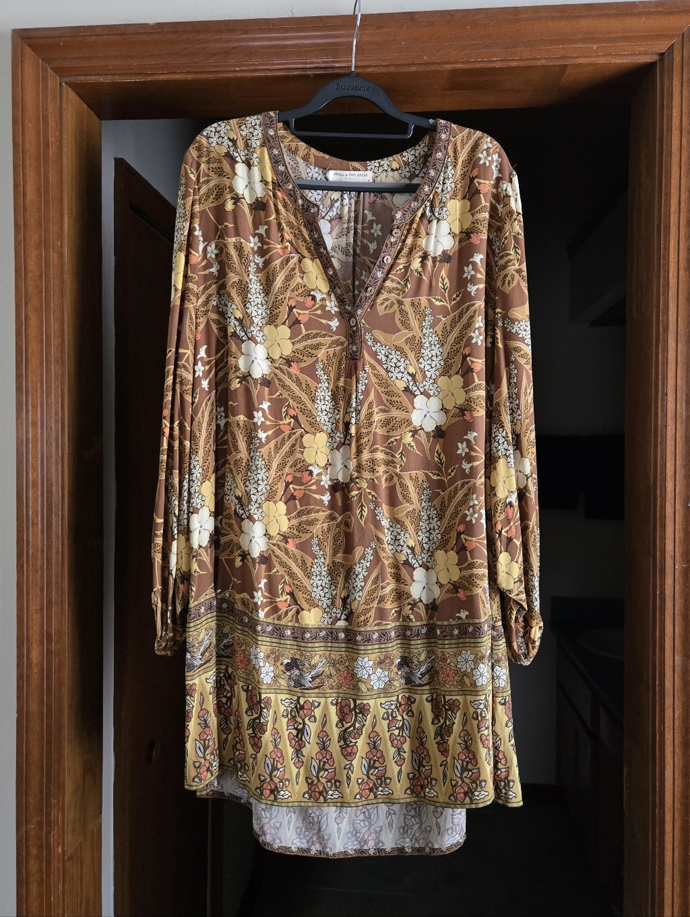 Reserved ❣️❣️❣️Spell Bianca Playdress Sz M 🤎🤍 - Picture 3 of 10